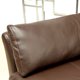 Furniture of America Billie L-Shaped Sectional Sofa in Faux Leather