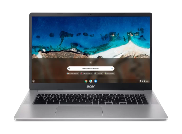 Acer 317 17.3″ Celeron 4GB/64GB Chromebook, Full HD IPS Display, Intel Celeron N4500, 4GB LPDDR4X, 64GB eMMC, Intel Wireless Wi-Fi 6 AX201 802.11ax, Bluetooth 5.1, Chrome OS, CB317-1H-C994