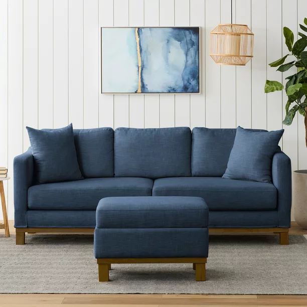 Gap Home Upholstered Wood Base Sofa
