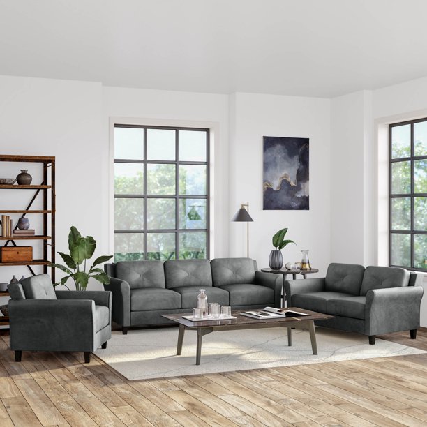 Lifestyle Solutions Taryn Sofa with Rolled Arms
