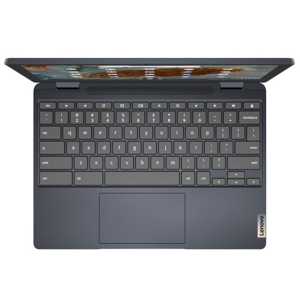 Lenovo 11.6″ Touchscreen Chromebooks Laptop, MediaTek MT8183, 4GB RAM, 64GB HD, Chrome OS, Black, 82KM0003US
