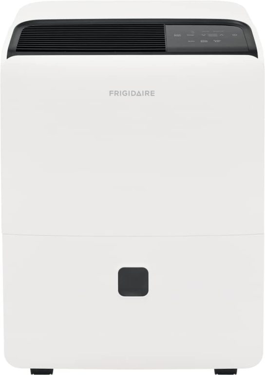 Frigidaire FFAD3533W1 Dehumidifier, Moderate Humidity 35 Pint Capacity with a Easy-to-Clean Washable Filter and Custom Humidity Control for maximized comfort, in White