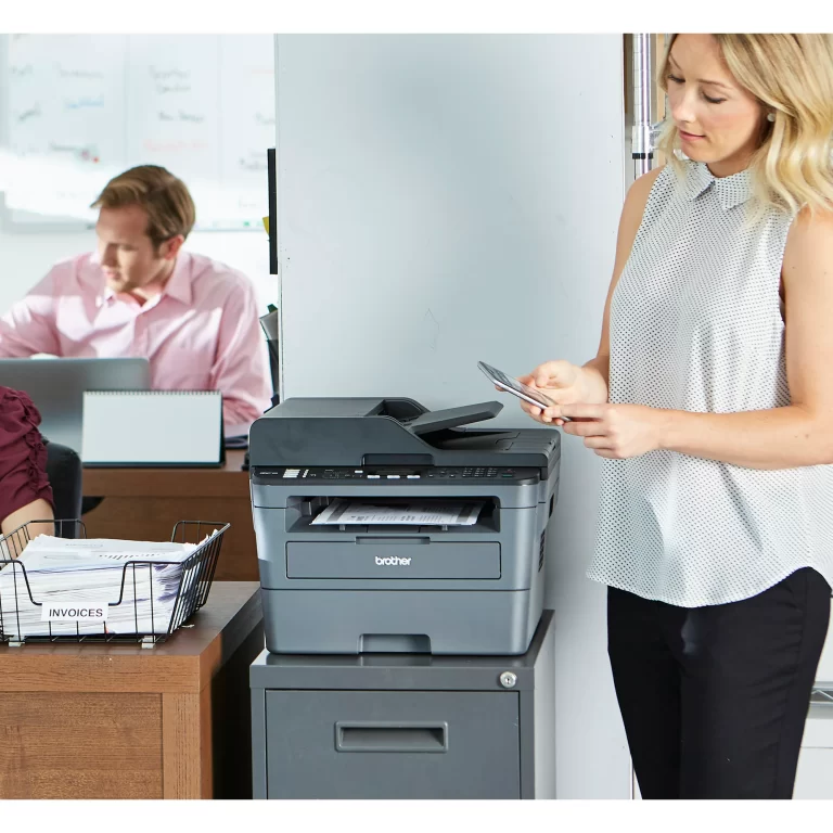 Restored Brother MFC-L2690DW Monochrome Laser All-in-One Printer, Wireless Connectivity (Refurbished)