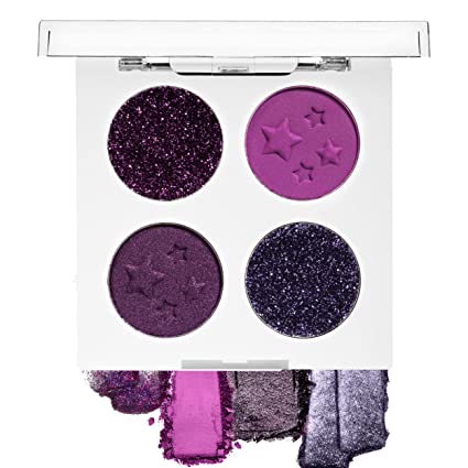 Wet N Wild Eyeshadow Fantasy Makers Pigment Eyeshadow Palette, Metallic Shimmer Eye Makeup, Black Out