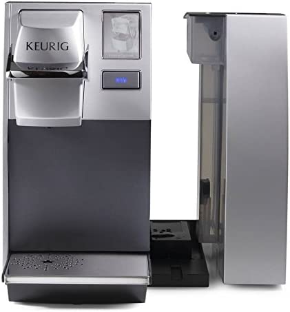 Keurig K155 Office Pro Commercial Coffee Maker, Single Serve K-Cup Pod Coffee Brewer, Silver, Extra Large 90 Oz. Water Reservoir