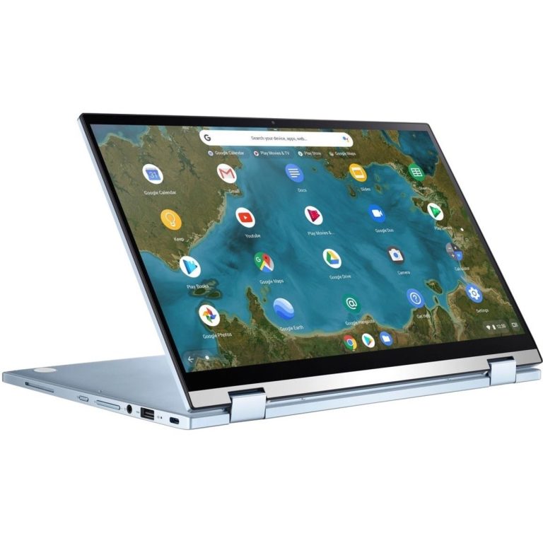 ASUS Chromebook 14″ FHD Touchscreen Laptop, Intel Core M m3-8100Y, 4GB RAM, 64GB SSD, Chrome OS, Silver, C433TA-AS384T