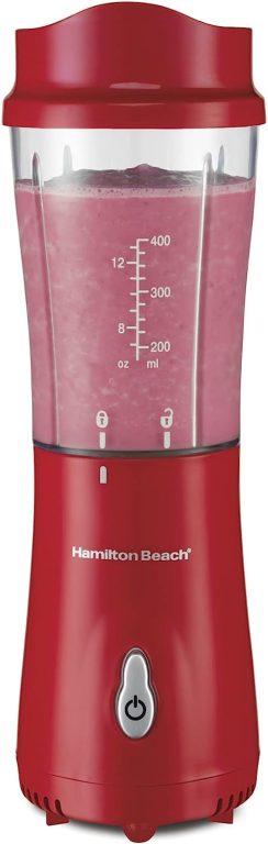 Hamilton Beach 51102V Shakes and Smoothies with BPA-Free Size: 14 oz. Personal Blender, 2 Jars-White