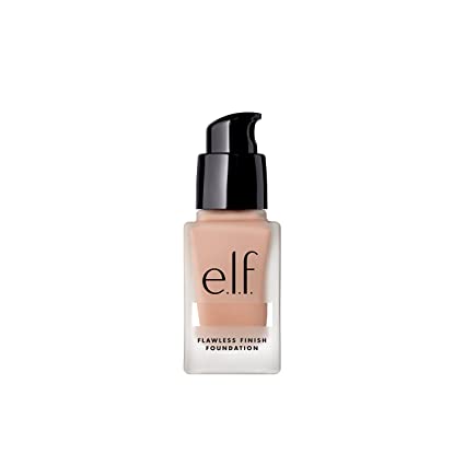 E.l.f Flawless Finish Foundation, Lightweight & Medium Coverage, Semi-Matte Finish, Alabaster, 0.68 Fl Oz (20mL)