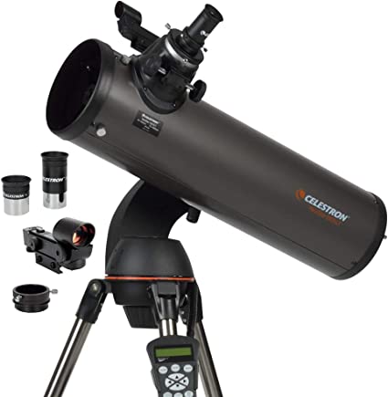 Celestron – NexStar 130SLT Computerized Telescope – Compact and Portable – Newtonian Reflector Optical Design – SkyAlign Technology – Computerized Hand Control – 130mm Aperture