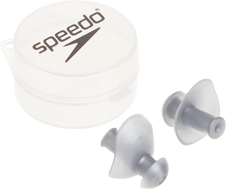 Speedo Unisex-Adult Swim Training Ergo Ear Plugs Silver