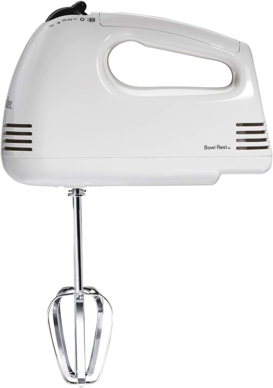 Proctor Silex Easy Mix 5-Speed Electric Hand Mixer with Bowl Rest, Compact and Lightweight