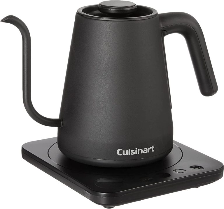 Cuisinart Electric Kettle, 1.7-Liter Capacity, Cordless 1500-Watts for Fast Heat Up, Stay Cool Non-Slip Handle, Stainless Steel, CPK-17P1