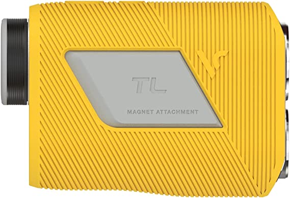 Voice Caddie TL1 Laser Rangefinder with Pin Tracer Technology, V-Algorithm, 2 Color OLED and Magnet, Matte Gray, 4.27” x 1.6” x 2.92”