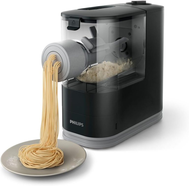 Philips Kitchen Appliances – HR2371/05 Philips Kitchen Appliances Philips Compact Pasta Maker, Viva Collection, Black, Small