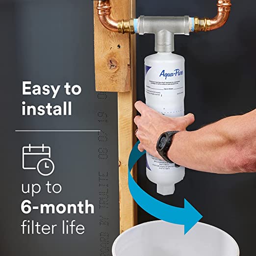 3M Aqua-Pure Whole House Scale Inhibition Inline Water System AP430SS, Helps Prevent Scale Build Up On Hot Water Heaters and Boilers