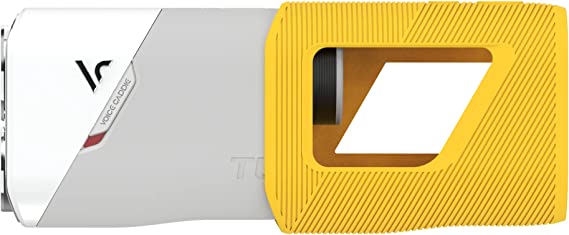 Voice Caddie TL1 Laser Rangefinder with Pin Tracer Technology, V-Algorithm, 2 Color OLED and Magnet, Matte Gray, 4.27” x 1.6” x 2.92”