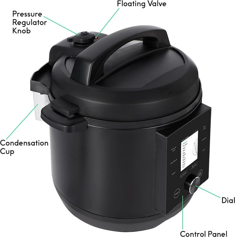 CHEF iQ Smart Electric Pressure Cooker with WiFi and Built-in Scale – Easy-to-Use 10-in-1 Multi Cooker with 1000+ Guided Recipes – Instant Meals for Foodies – 6 Quart – Family Size