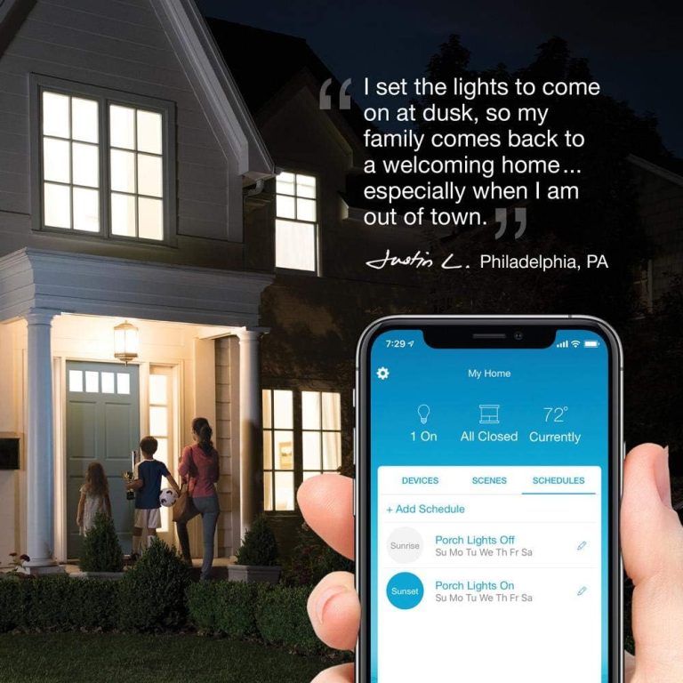 Lutron Caséta Deluxe Smart Dimmer Switch (2 Count) Kit with Caséta Smart Hub | Works with Alexa, Apple HomeKit, Ring, Google Assistant | P-BDG-PKG2W-A | White