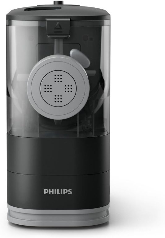 Philips Kitchen Appliances – HR2371/05 Philips Kitchen Appliances Philips Compact Pasta Maker, Viva Collection, Black, Small
