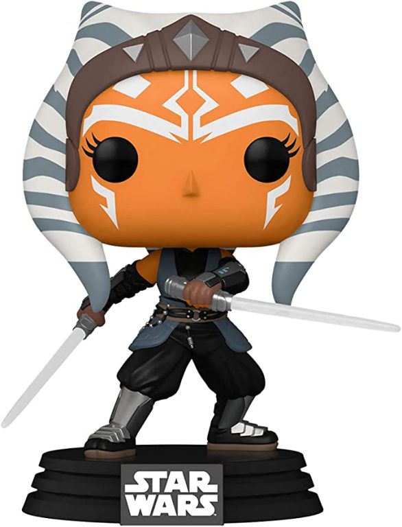 Funko Pop! Star Wars: The Mandalorian – Ahsoka with Lightsabers Vinyl Bobblehead