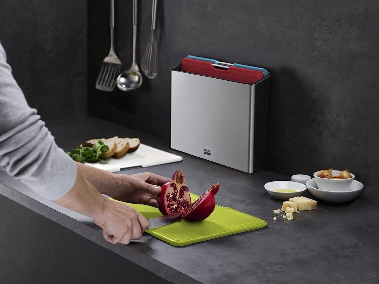Joseph Joseph Folio Steel 4-Piece Chopping Board Set – Multicolour Stainless-Steel 60213