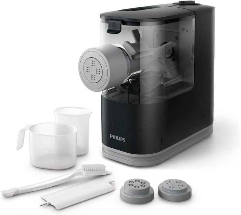 Philips Kitchen Appliances – HR2371/05 Philips Kitchen Appliances Philips Compact Pasta Maker, Viva Collection, Black, Small