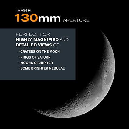 Celestron – NexStar 130SLT Computerized Telescope – Compact and Portable – Newtonian Reflector Optical Design – SkyAlign Technology – Computerized Hand Control – 130mm Aperture
