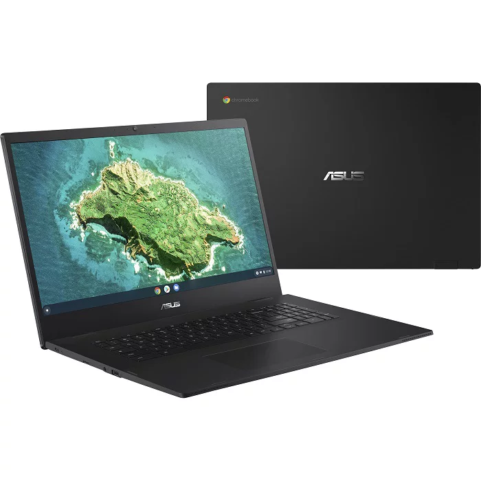 ASUS 17.3″ FHD Chromebook, Intel Celeron, 4GB RAM, 64GB eMMC, Chrome OS, Grey, CX1700CKA-WS44F-M