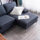 Ktaxon Modern U-Shape Sectional Sofa, Soft Linen Fabric Sectional Couch, Double Wide Chaise Lounge Couch with Metal Feet for Apartment Living Room