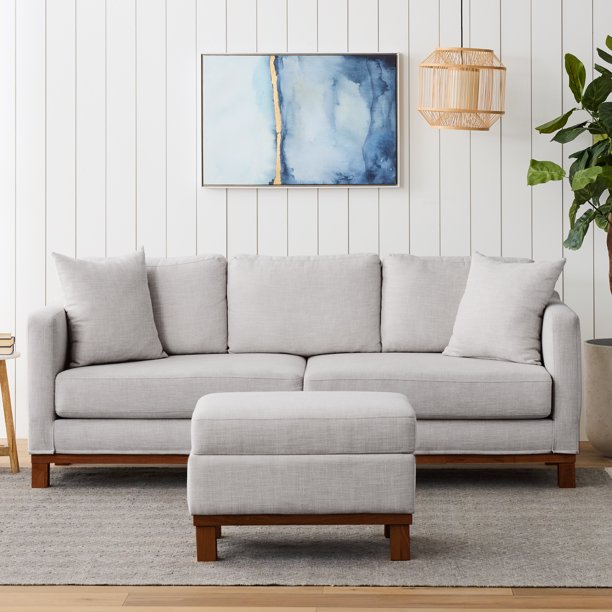 Gap Home Upholstered Wood Base Sofa