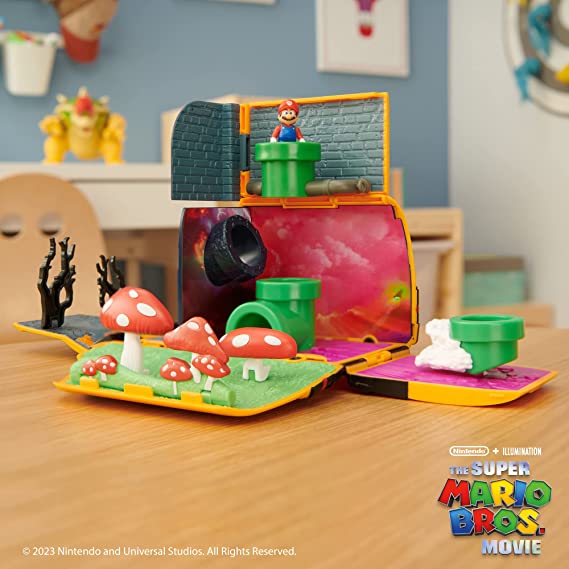 The Super Mario Bros. Movie – Van Playset with 1.25†Mini Mario Figure