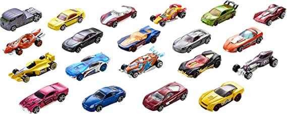 â€‹Hot Wheels, Set of 20 1:64 Scale Toy Trucks and Cars for Kids and Collectors, Styles May Varyâ€‹â€‹â€‹