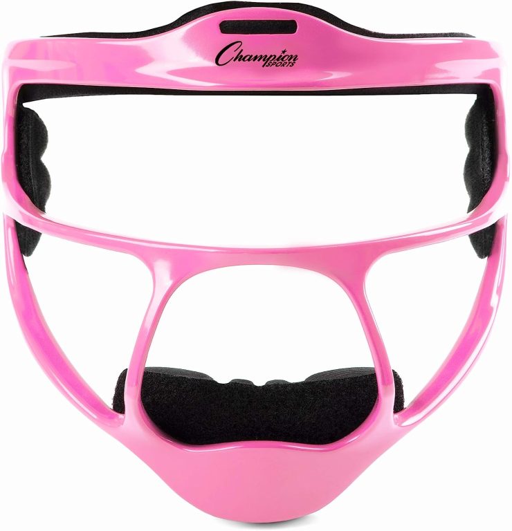 Champion Sports Softball Face Mask – Durable Fielder Head Guards – Premium Sports Accessories for Indoors and Outdoors – Magnesium or Steel in Multiple Colors and Sizes