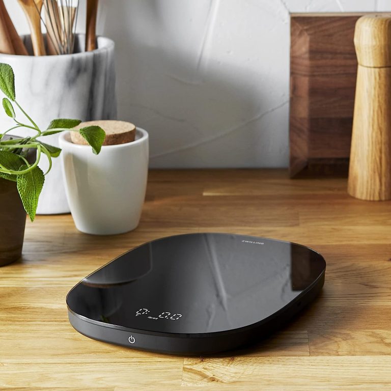 ZWILLING Enfinigy Digital Kitchen Food Scale, Max weight 22lbs, Grams & Ounces, .1-gram Accuracy