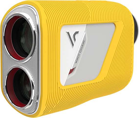 Voice Caddie TL1 Laser Rangefinder with Pin Tracer Technology, V-Algorithm, 2 Color OLED and Magnet, Matte Gray, 4.27” x 1.6” x 2.92”