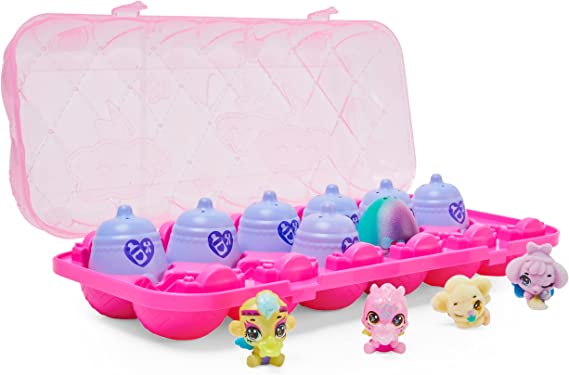 Hatchimals CollEGGtibles, Rainbow-Cation Llama Family Carton with Surprise Playset, 10 Characters, 2 Accessories, Easter Gifts, Kids Toys for Girls