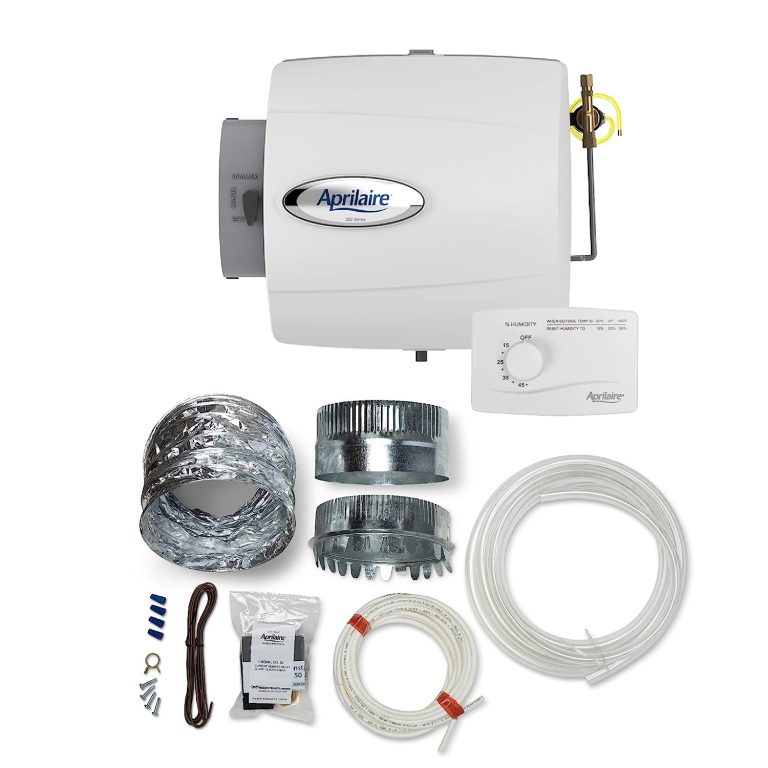 Aprilaire 500M Whole Home Humidifier with Manual Control + Bypass Humidifier Installation Kit, Compact Furnace Humidifier, Large Capacity Whole House Humidifier for Homes up to 3,000 Sq. Ft.