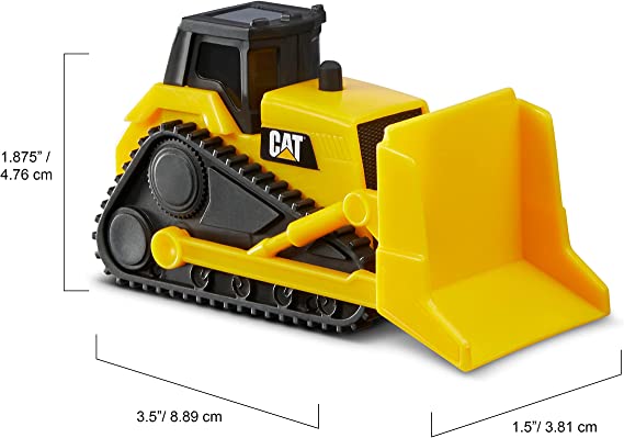 CatToysOfficial Construction, Little Machines Toys with 5pcs – Dump Truck, Wheel Loader, Bulldozer, Backhoe, and Excavator Vehicles, Cake Toppers, Playset for Kids Ages 3 and up