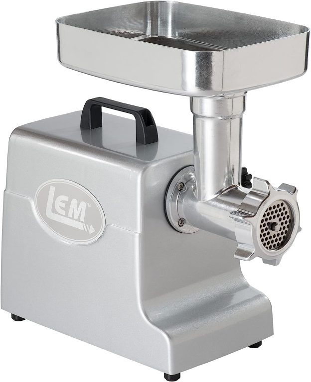 LEM Products 1158 Mighty Bite Electric Meat Grinder, Aluminum
