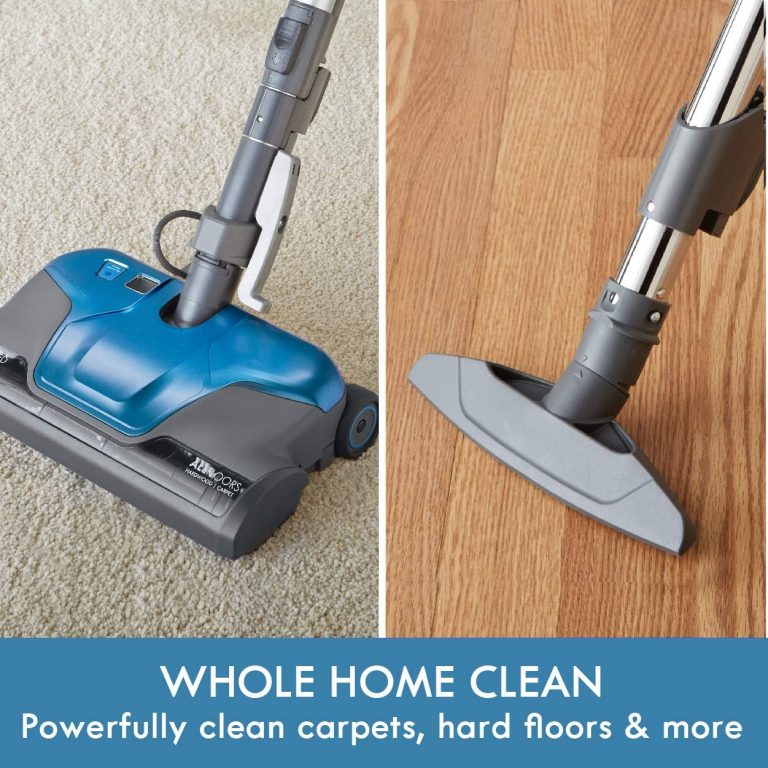 Kenmore pet Friendly Lightweight Bagged Canister Vacuum Cleaner with Extended telescoping Wand, HEPA Filter, Retractable Cord, and 2 Cleaning Tools, Green