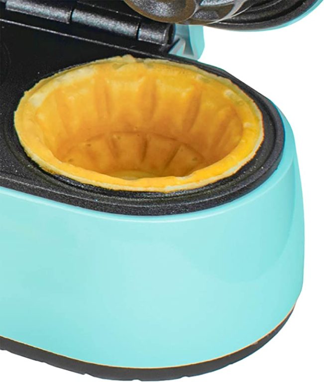 Brentwood Appliances TS-1402BL Double Waffle Bowl Maker, Standard, Blue