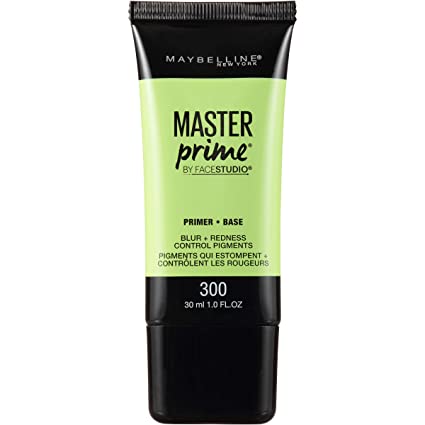 Maybelline Face Studio Master Prime Primer, Blur + Redness Control, 1 Count