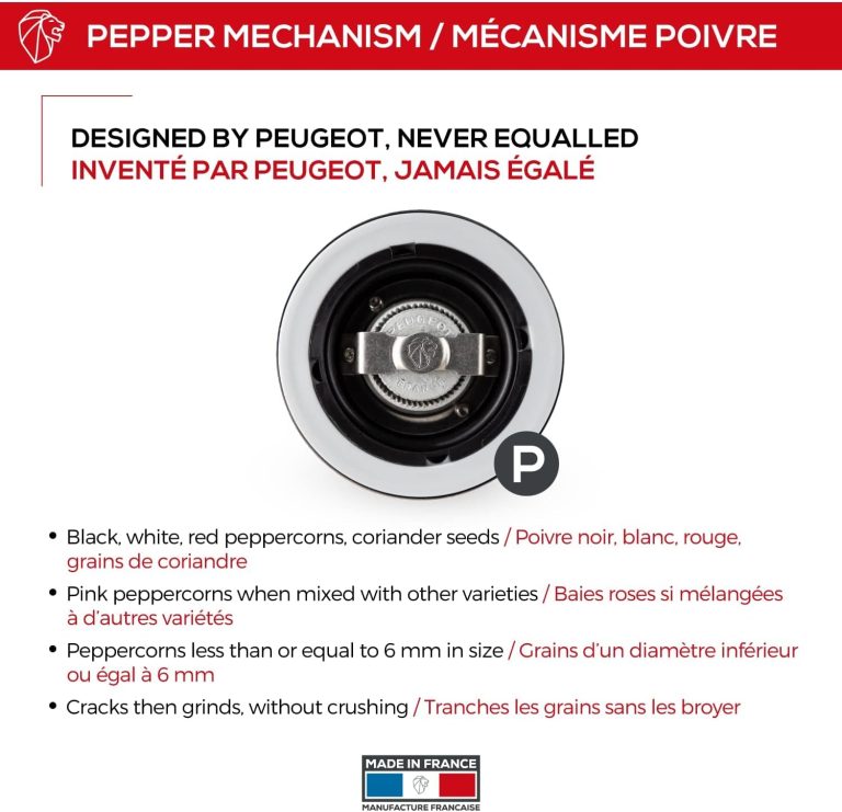 Peugeot Madras Mill, 6-1/2-Inch, Chocolate