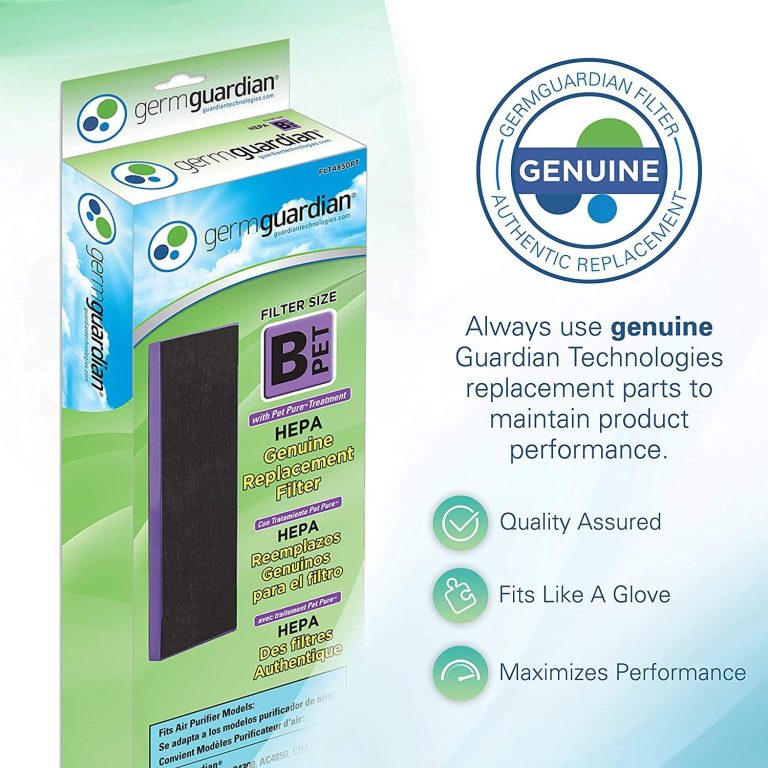 Air Purifier Filter FLT4850PT GENUINE True HEPA with Pet Pure Treatment Replacement Filter B Pet for AC4300/AC4800/4900 Series Air Purifiers, 4-Pack