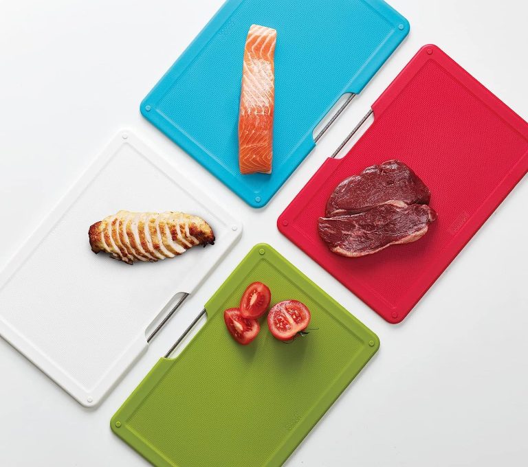 Joseph Joseph Folio Steel 4-Piece Chopping Board Set – Multicolour Stainless-Steel 60213