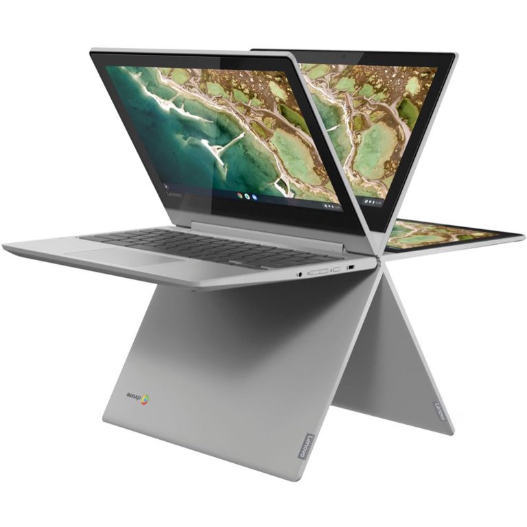 Lenovo 2-in-1 11.6″ Touchscreen Chromebook Laptop Computer, MediaTek MT8173C, 4GB DDR4 RAM, 32GB eMMC, Work from Home, Grey, Up to 10HRs Battery Life, Chrome OS