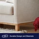Gap Home Upholstered Wood Base Sofa