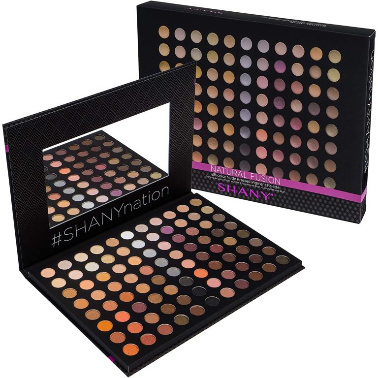 SHANY Natural Fusion Makeup Palette – 88 Color Highly Pigmented Blendable Natural Color Matte Eye shadow Palette – Nude