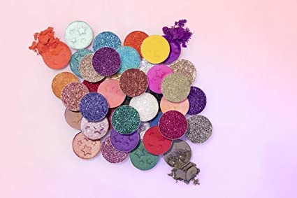 Wet N Wild Eyeshadow Fantasy Makers Pigment Eyeshadow Palette, Metallic Shimmer Eye Makeup, Black Out