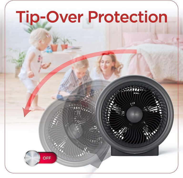 BLACK+DECKER Turbo Electric Heater, Personal Heater with 4 Settings, Portable Heater for Office, Home or Bedroom, Space Heater with Innovative Blade Design & Low Noise Output with Thermostat Control